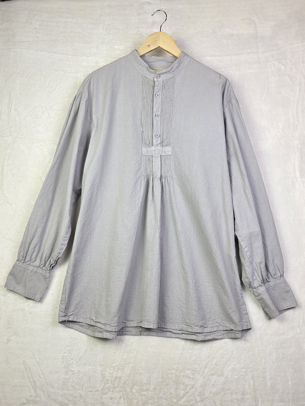 Scully Range Wear Mens Large Shirt Pleated Insert Long Sleeve Pullover Western